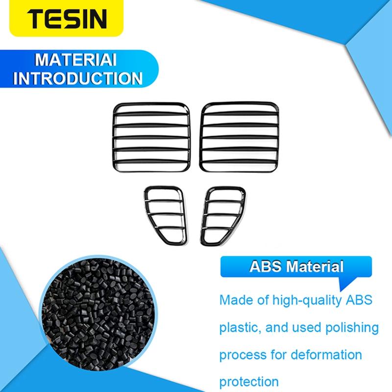 TESIN Car Tail Light Lamp Decoration for Jeep Renegade 2016 2017 2018    2022 Taillight Cover Exterior