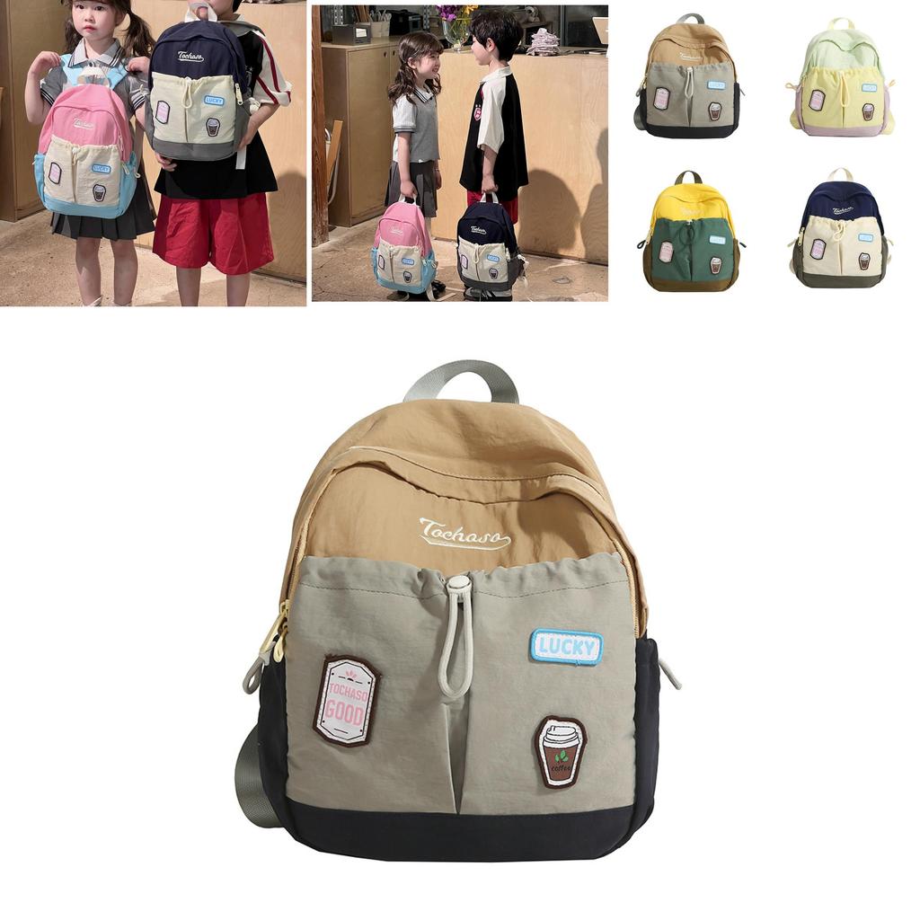 Kids School Backpack For Toddlers With Nylon Material And Curved Shoulder Straps For Preschool And Daycare