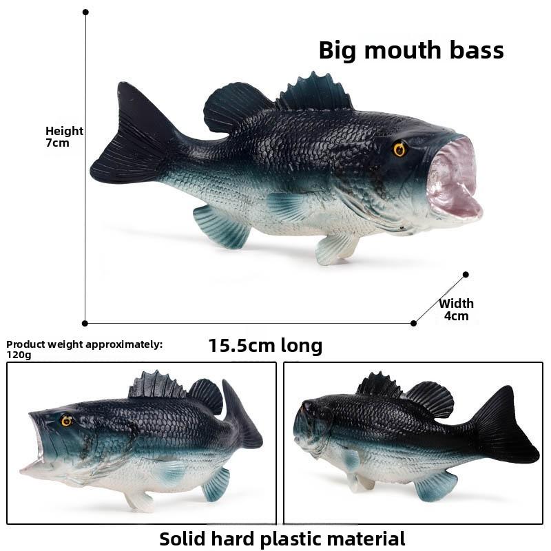 Crab Turtle Squid Salamander Hairtail Salmon Shark Marine Life Model Ornament