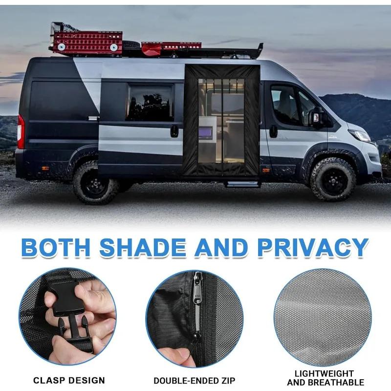Trunk Ventilation Mesh Campervans Sliding Door Van Mosquito Net with Zipper for Fiat Ducato / Peugeot Boxer / Citroen Relay