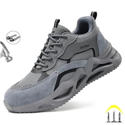 Sicherheitsschuhe mit Stahlkappe für Männer und Frauen, leichte Arbeits-Sneaker, pannensichere Arbeitsschuhe, Unisex-Sicherheits-Arbeitsstiefel