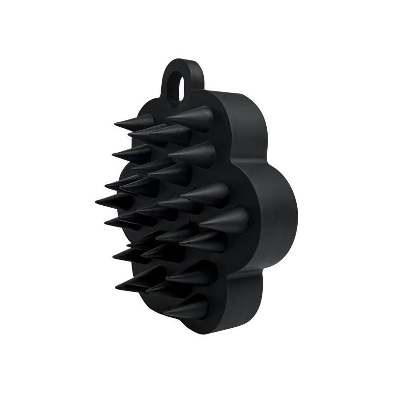 Japanese Style Silicone Hair Massager Comb Massager Bath Scalp Massage Brush Flower Design for Hair Care Gentle Exfoliating
