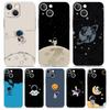Phone Case For iPhone 17 Air Cases iPhone 16 15 12 13 14 Pro Max SE 7 8 Plus iPhone11 Clear Soft Cover Lovely Astronaut