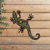 Decorative Metal Wall Art Lizard Sculpture Artistic Geometric Design Modern Minimalist Wall Hanging Indoor Outdoor Home Decoration