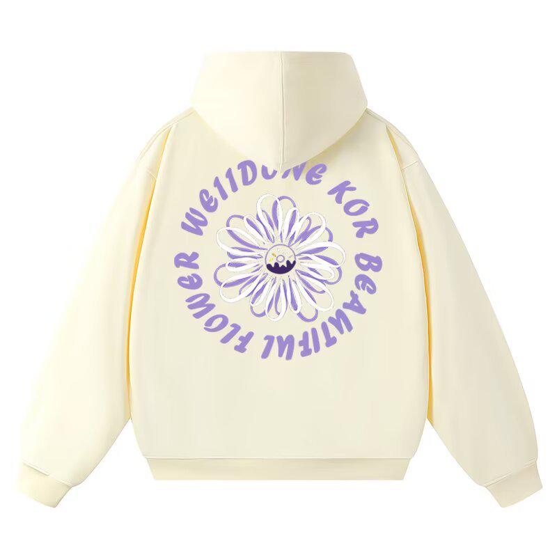 2025 Trendy American Letter Heavyweight Loose Hoodie - Unisex Spring/Autumn