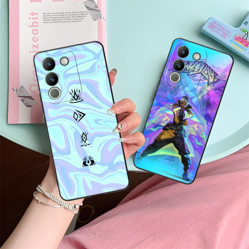 Valo Waylay Phone Case for VIVO Y77 76 75 74 73 72 58 56 55 51 50 38 36 Y19 Y18 Y03 Y01 5G Soft TPU Shockproof Cover