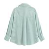 Fashion Wind 2024 New Fall Women's Clothing Elegant Versatile Long Sleeve Shirt Stripes Shorts Suit 3717240