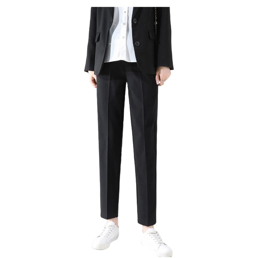 Onabebi Maternity Long Permanent Center Adjustable Perfect for Everyday Wear or the Slimming Sizes Pants, Length, Press, Waist, Office,