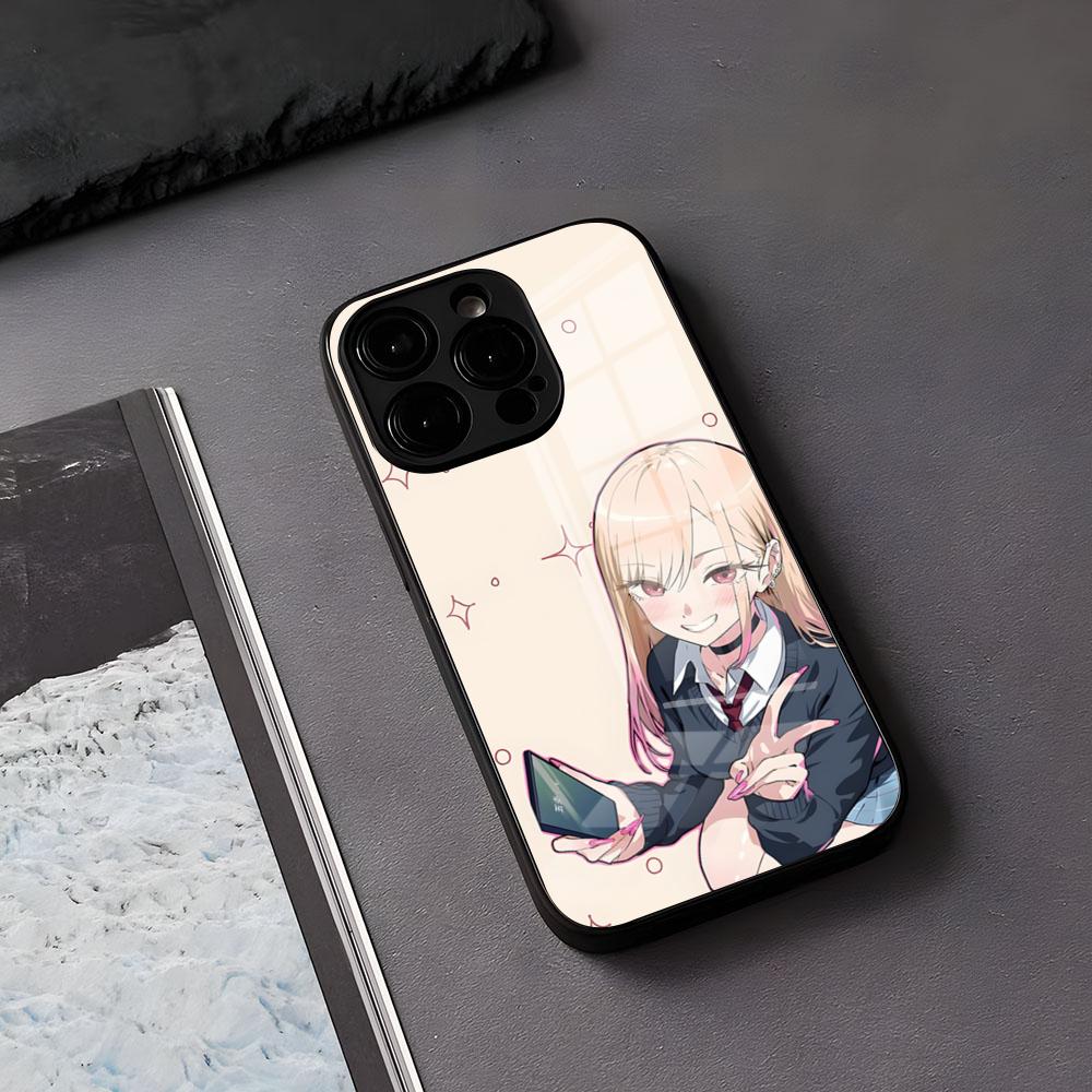 Sono Bisque Doll Wa Koi Wo Suru Phone Case For IPhone 17 Air 16 E Pro Max 15 14 13 Mini 12 Pro 11 Max Plus Black Glass Cover