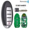 Great 4A Chip 433MHz KR5TXN1 S180144500/502/503/801 With LED Car Remote Key For Nissan Rogue Kicks S Sport Altima Sylphy Versa