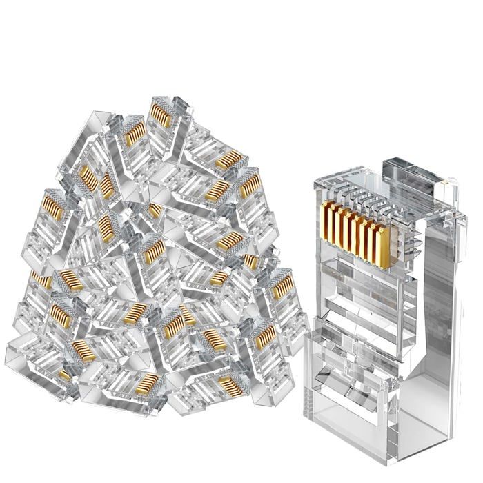 Connecteur RJ45 - Vention - IDBR0-100 - Multicolore - Ethernet Cat 5e