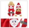 Weihnachts-Nikolaus-Hund JUEothes Warme Winterkleidung Für Kleine Mittlere Große Hunde Chihuahua Mops Yorkshire Lustiges Haustierkostüm