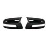 Horn-Shaped Glossy Black Rearview Mirror Covers for 2012-2015 Honda Civic 9th Gen - Adhesive Mod