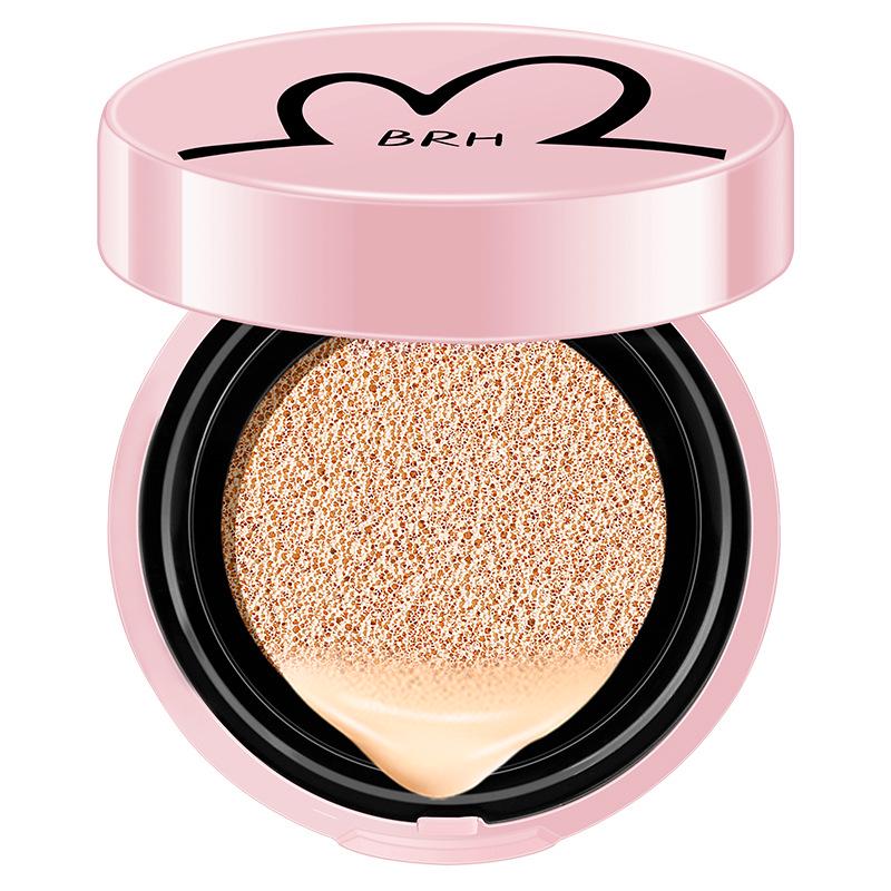 BRH Pink Heart Cushion: Oil-Control, Long-Lasting, No-Cake, No-Smudge Cosmetics
