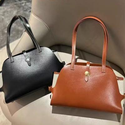 Cross Border New Cowhide Armpit Bag With High-end And Niche Design Single Shoulder Tablier+Ellier Handbag For Women