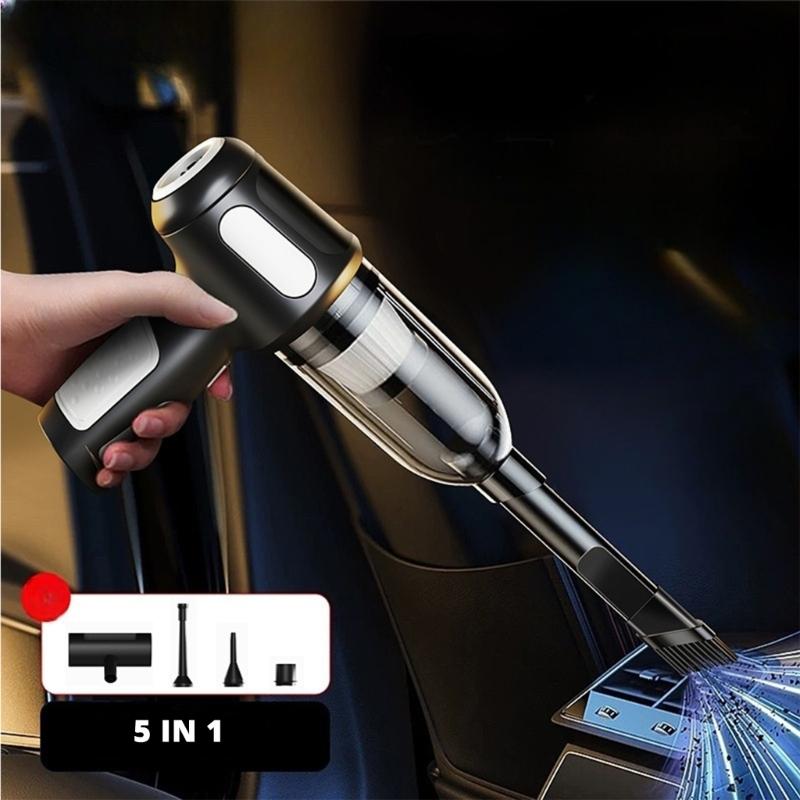 Low Noise Designs Portable Rechargeable Car Vacuum Cleaner Handheld High Speed Motor Dry Wet Electric Dust Cleaning Tool