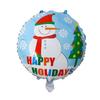 Christmas Decor Set: Snowman, Santa, Snowflake & Tree Balloons
