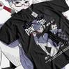 Anime Dandadan Seiko Ayase With Bat And Cat Black TShirt All Size