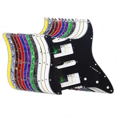 3 Ply 11 Holes HSH Electric Guitar Pickguard for FD ST Style Guitar Accessories with Screw