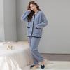 Seturi de pijamale pentru femei Facecloth Seturi de pijamale cu mâneci lungi Pijamale casual
