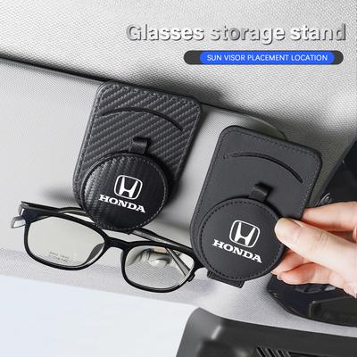 Honda Car Visor Glasses Clip Sunglasses Bracket For Honda Honda Civic FIT Accord Prelude CRV 5th City CRZ CRX Jazz HRV Odyssey TO0 Vhbm0