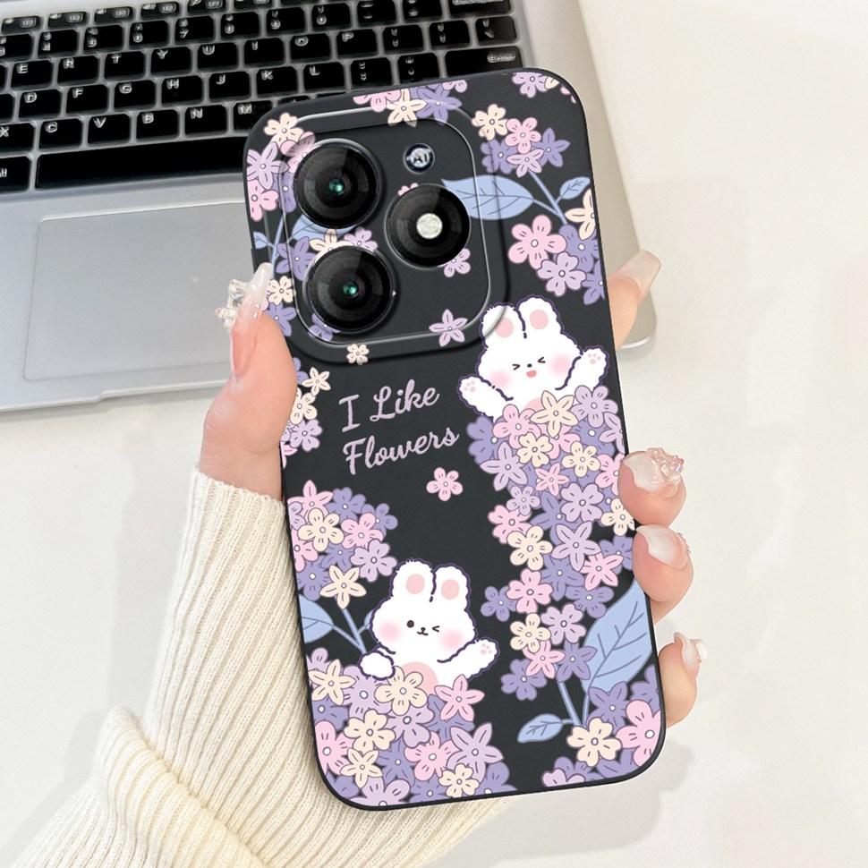 For ITEL A70 Case A665L Luxury Panda Painted Cover Silicone Soft TPU Phone Case For ITEL  A 70 80 A70 A80 ShockProof Back Cover