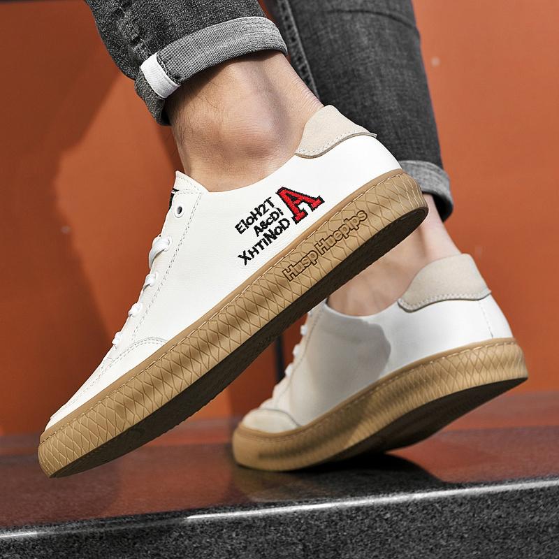 Модные классические новые мужские туфли из натуральной кожи универсальные мужские — фото 3