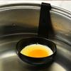 Stainless Steel Egg Steamer with Black Handle - A Fast and Soft Boiled Egg Breakfast Cooking Tool A Small Household Kitchen Tool
