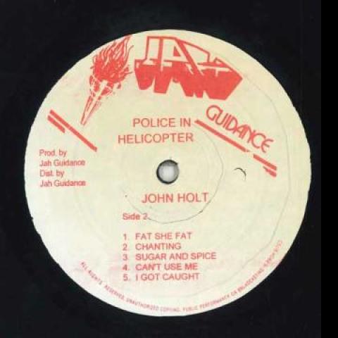 

LP Record JOHN HOLT - Police In Helicopter (Plane Sleeve) Jah Guidance 1983 Jamaica Reggae, Ska & Dub