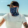 Red White Blue American Flag Outdoor Face Mask by IndieRidge Microfiber Polyester Multifunctional Seamless Headwear & "Old Glory" -