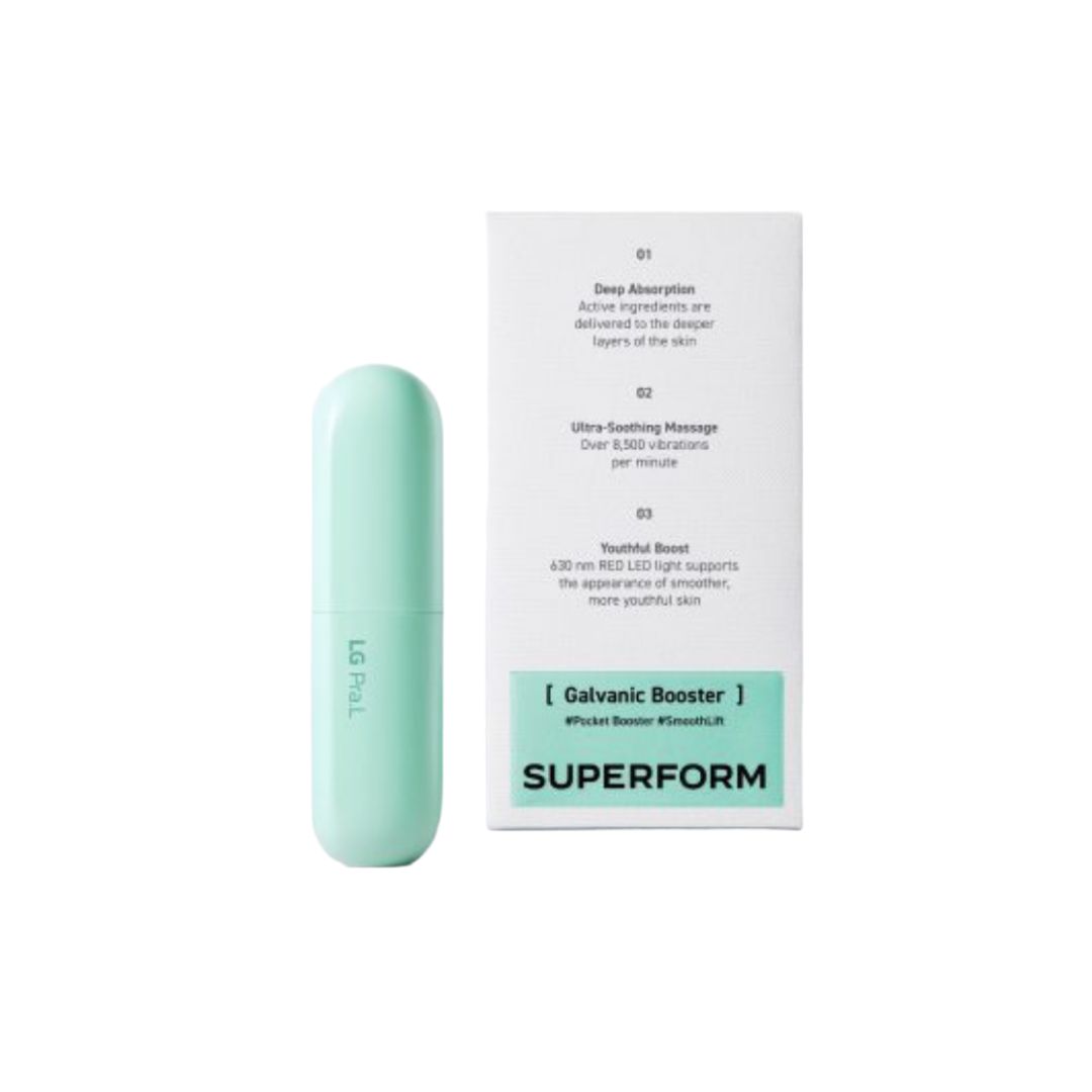 LG Pra.L Galvanic Booster Beauty Device Aqua Mint