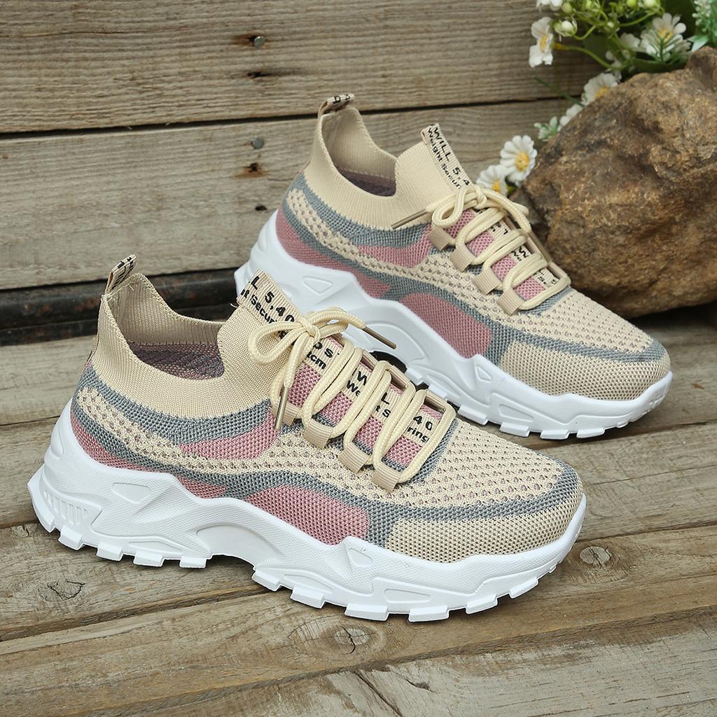 2025 New Arrival Women's Chunky Shoes Lightweight Soft Fashion Sneakers Breathable Walking Tennis Shoes for Sport Gym Workout
