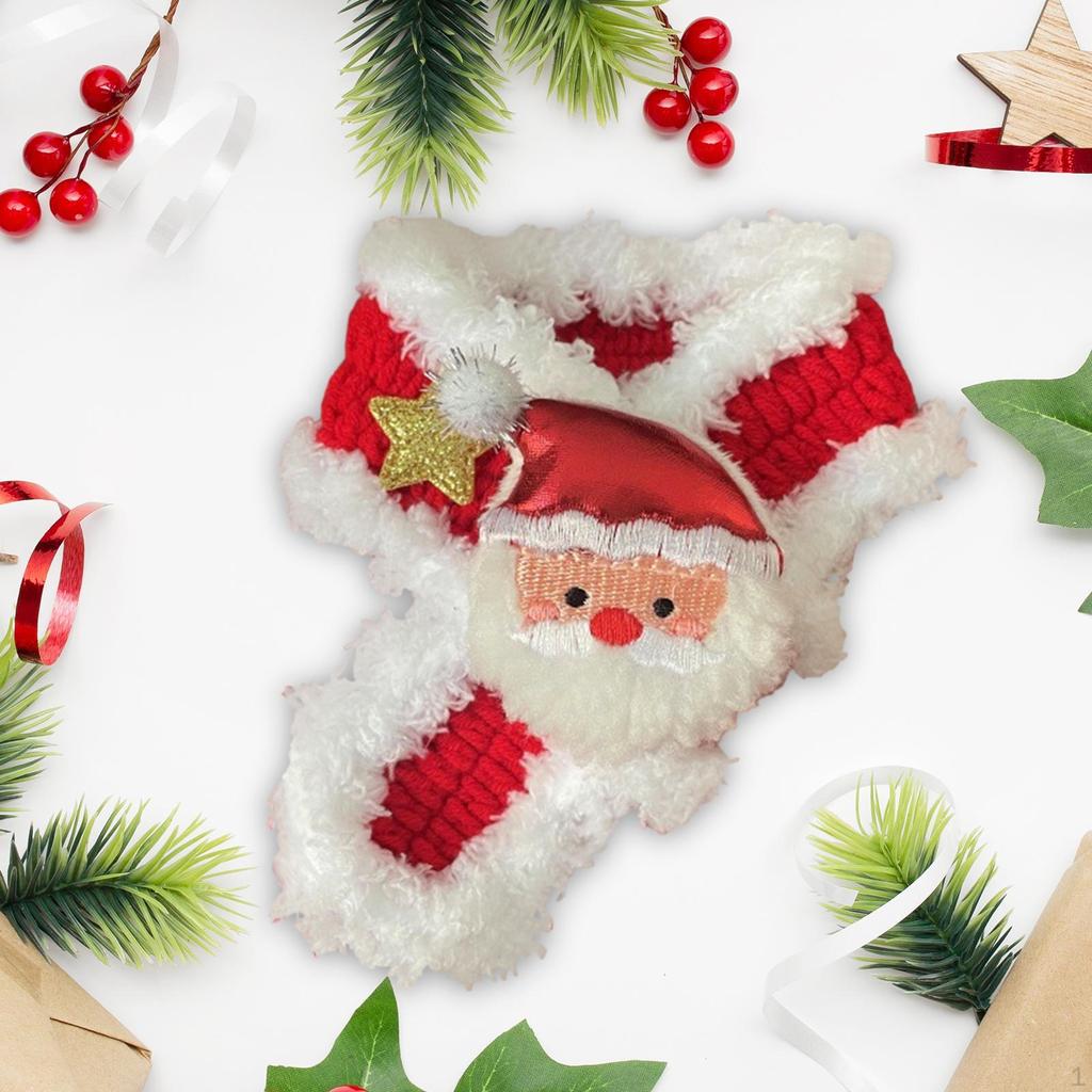 Christmas Knitted Scarf Party Dress up,Cute, Holiday Pet Winter Neck Warmer Dog for