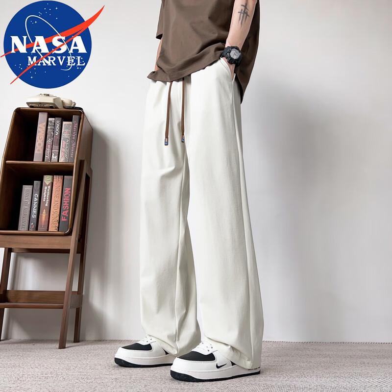 NASA MARVEL Men's Summer Active Straight-Leg Casual Pants