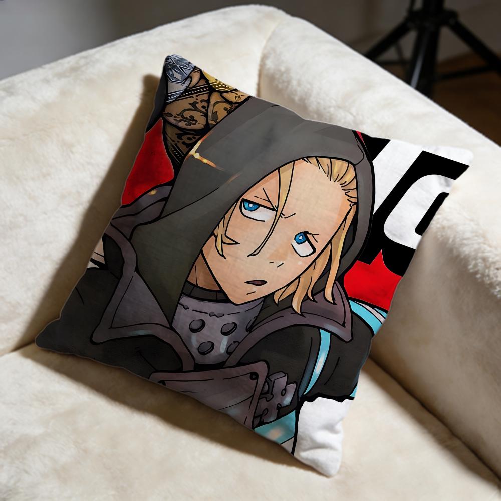 Hot FFire Forceing Cushion Cover Soft Decorative Pillow Case Suitable for Bedroom Sofa Car Travel Use