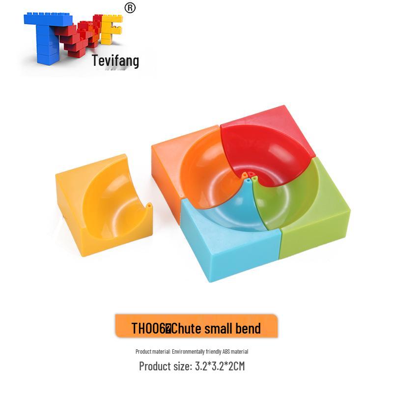 Large Particle Ball Track Building Blocks for Kids