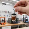 Travel Souvenir Pendant 3D Printed Cup Clicker Keychain, Squeeze Stress Relief Fidget Office Desktop Toy Toy, Mini for Backpack Keys Accessory