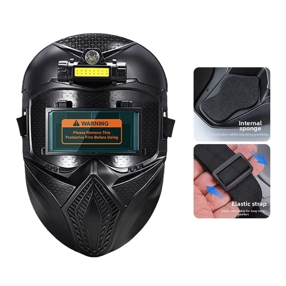 Flip Up Goggles Color Auto Darkening Welding Helmet 0.01ms True Color Lens Premium Face Hood PP Protective Mask Anti-Glare