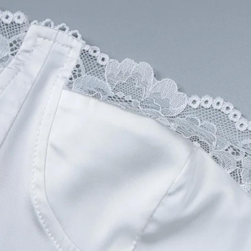 Evropské a americké Y2K jednobarevné elegantní minišaty bez rukávů na ramínka s retro krajkovým lemem