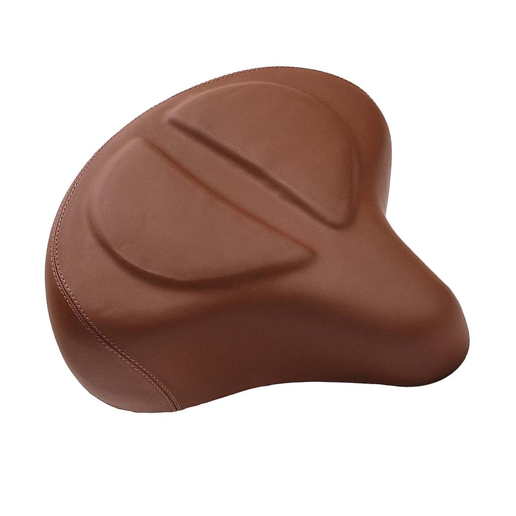 Bike Saddle Seat Bicycle Cushion PU Leather Classic Waterproof Retro Style Comfortable