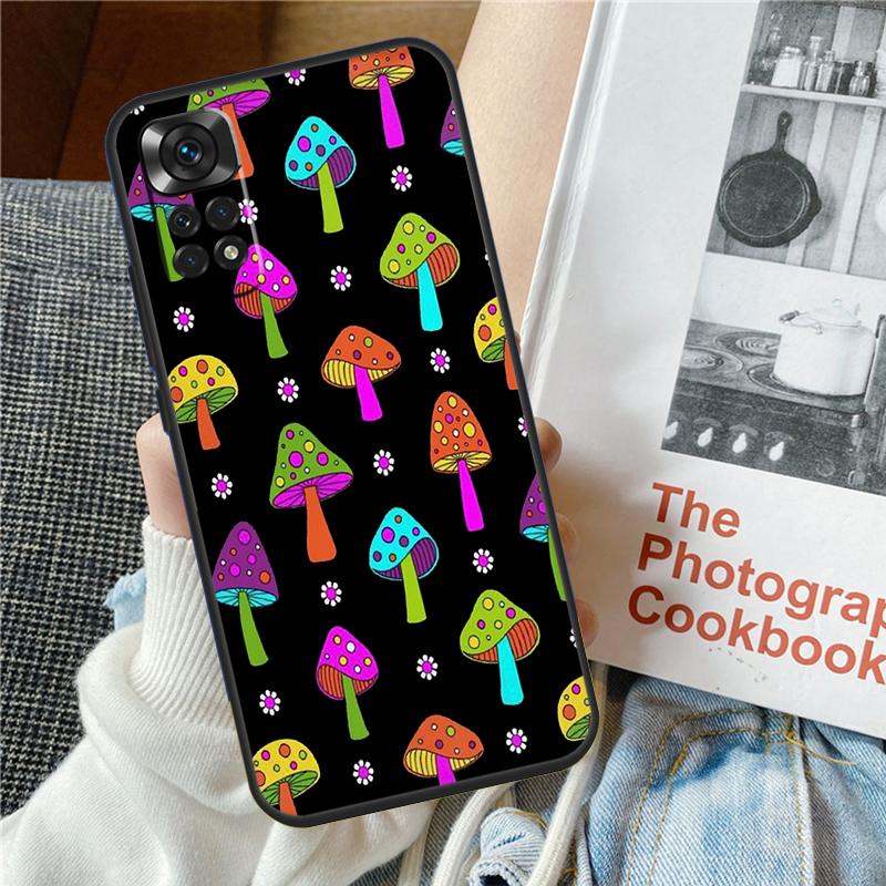 Trippy Mushroom For Xiaomi Redmi Note 13 9 10 11 12 14 15 Pro Plus Phone Case For Redmi 15 C 12C 13C 14C 10C