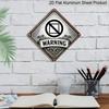 2D Flat - 1pc Peace Symbol Theme Wall Decor Gift for Collectors | Vintage Metal Aluminum Sign Suitable for Study, Office, Living Room, Hallway