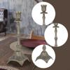 Tapered Candle Holder Candelabrum Club Farmhouse Zinc Alloy Ornament Stand Candlestick for