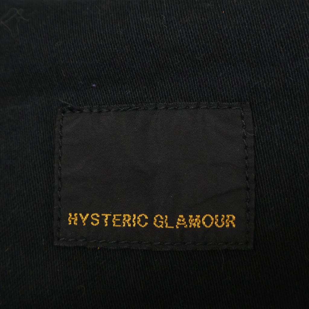 HYSTERIC GLAMOUR FERGADELIC METAL PRINTED LUXURY LEAF MODS COAT coat FREE blackUsed