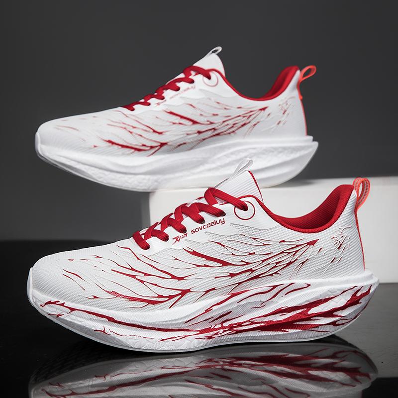 Running Shoes Carbon Board Speciality Marathon Men Sports Breathable Lightweight Women'S Comfortable Athletic Nonskid Sneakers
