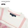 Teenie Weenie Kids Girls' Embroidered False Two-Piece Pullover Sweater