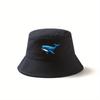 Blue Whale Printed Fisherman's Hat Fun Birthday Gift for Men and Women Sunscreen Outdoor Basin Hat