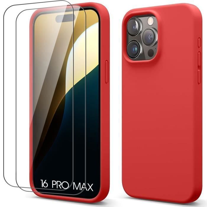 Protective Case - BOOLING - for iPhone 16 Pro Max - Soft Silicone - Shockproof - Matte Effect