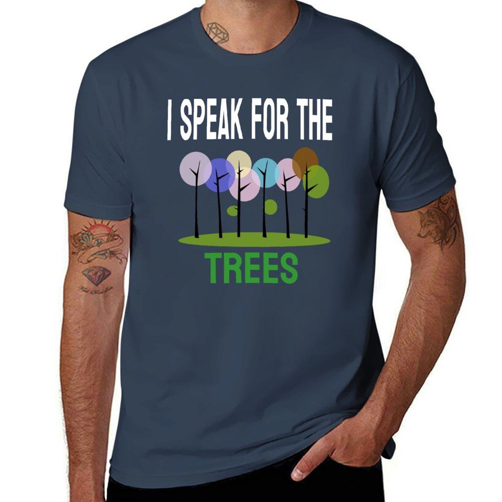 I Speak For The Trees Tshirt Plus Size Workout Short Sleeve Top S