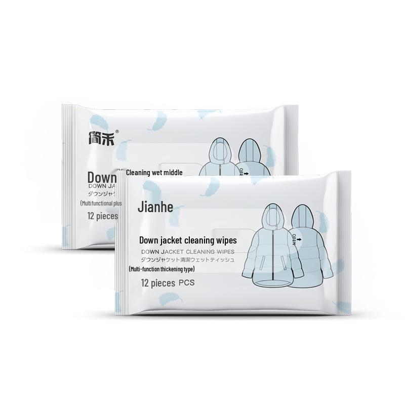 Disposable Water-Free Down Jacket Cleaning Wipes